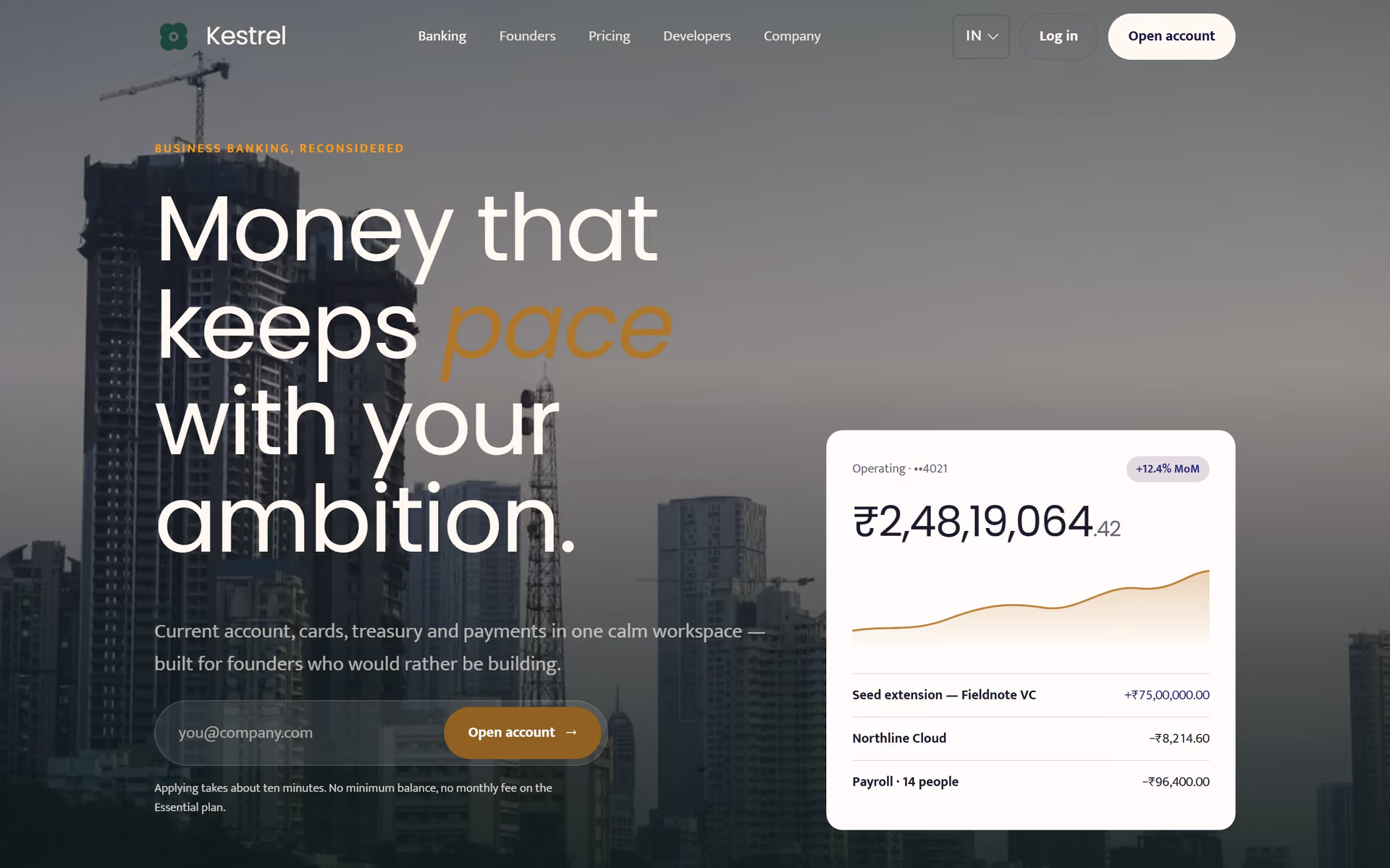 Shikra India: Homepage and key journeys