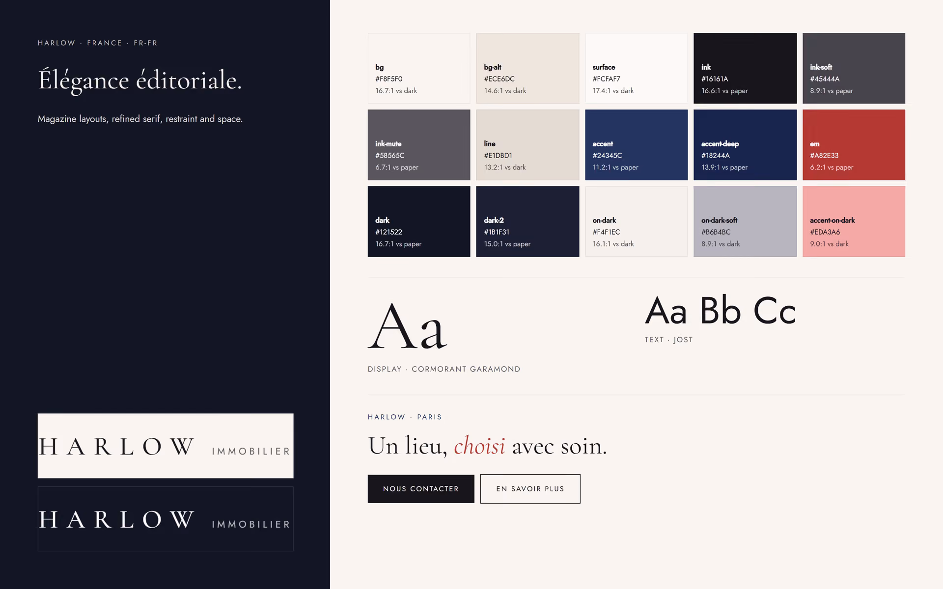 Harlow France: Adaptation de marque