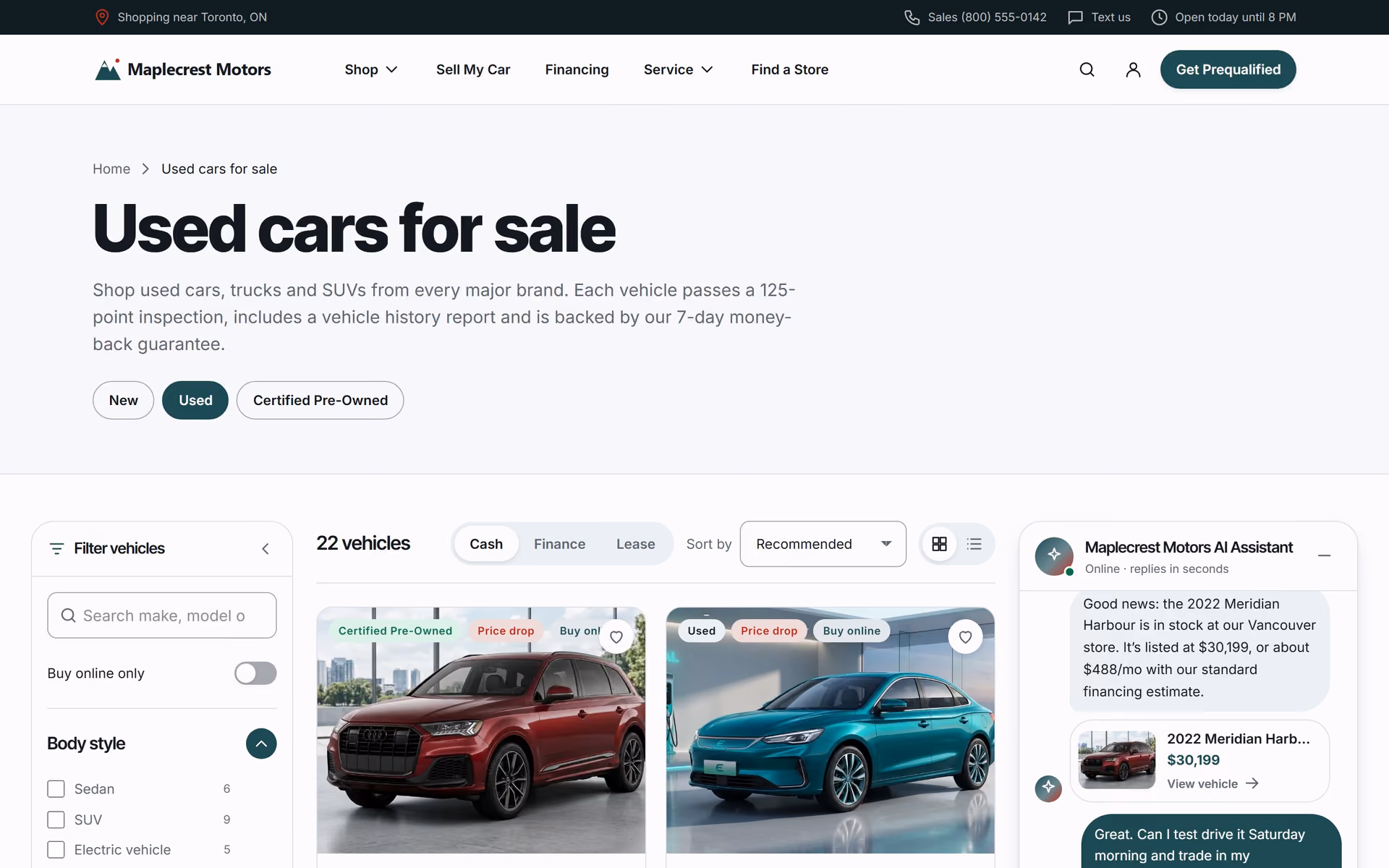 Maplecrest Motors Canada: Designing for Canada