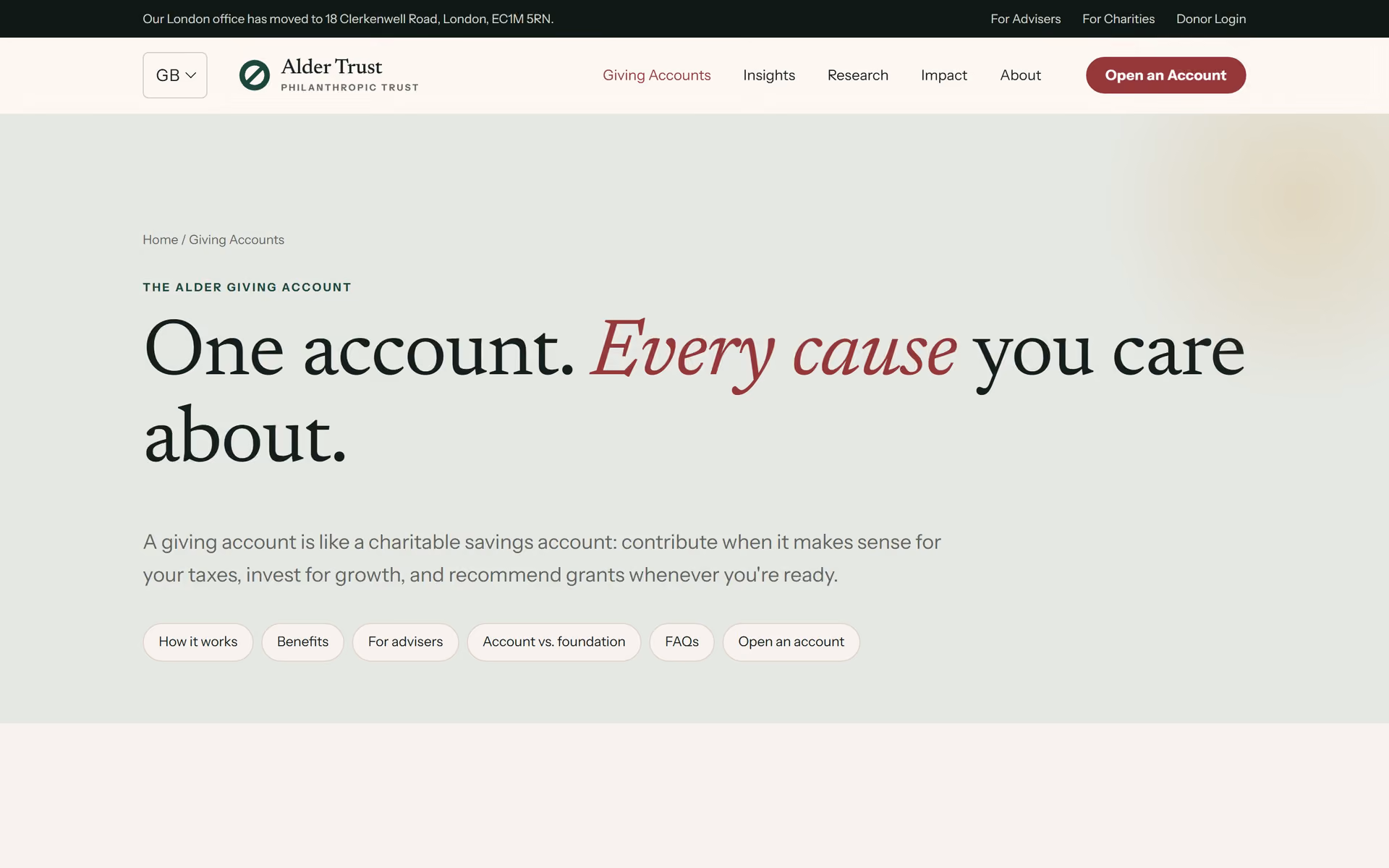 Rowan Trust UK: Designing for United Kingdom