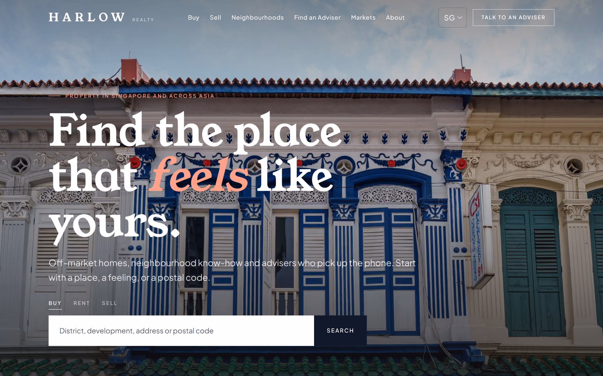 Harlow Singapore: Homepage and neighbourhood guide