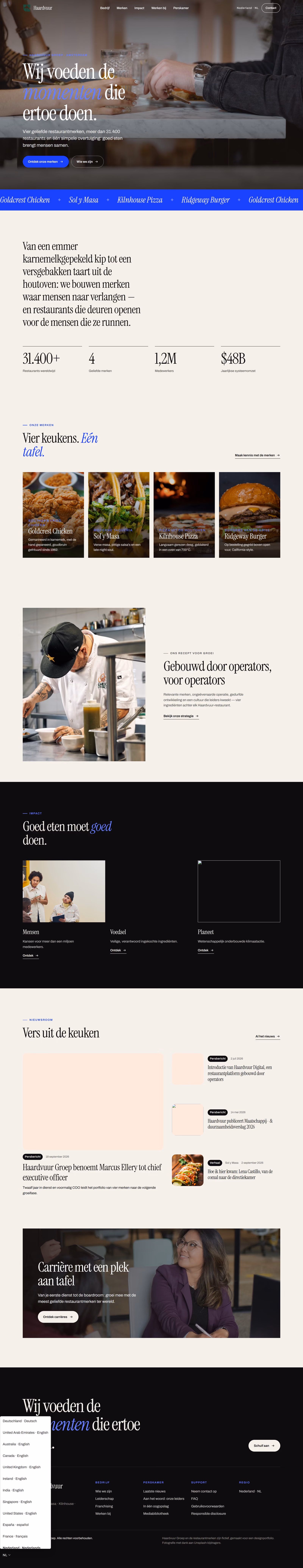 Haardvuur Groep Nederland: De opdracht