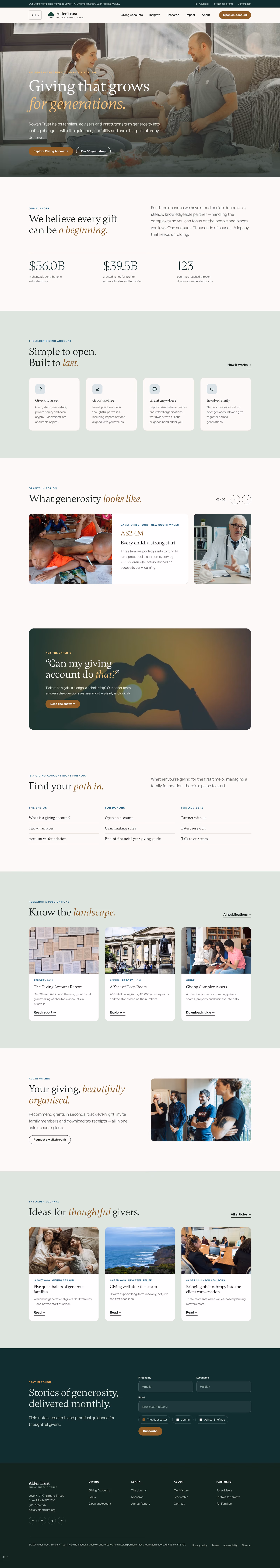 Ironbark Trust Australia: The brief