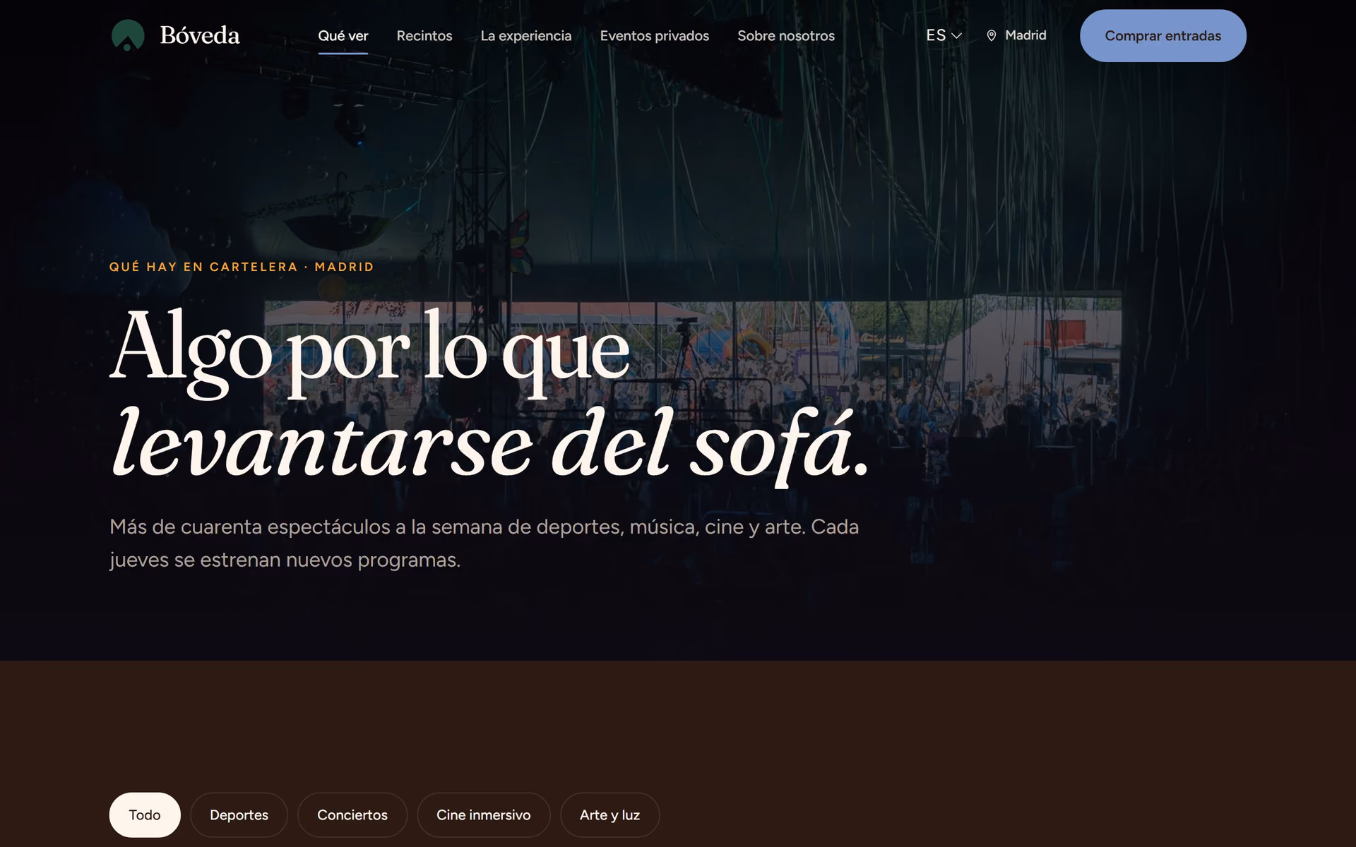 Bóveda España: Pensado para España