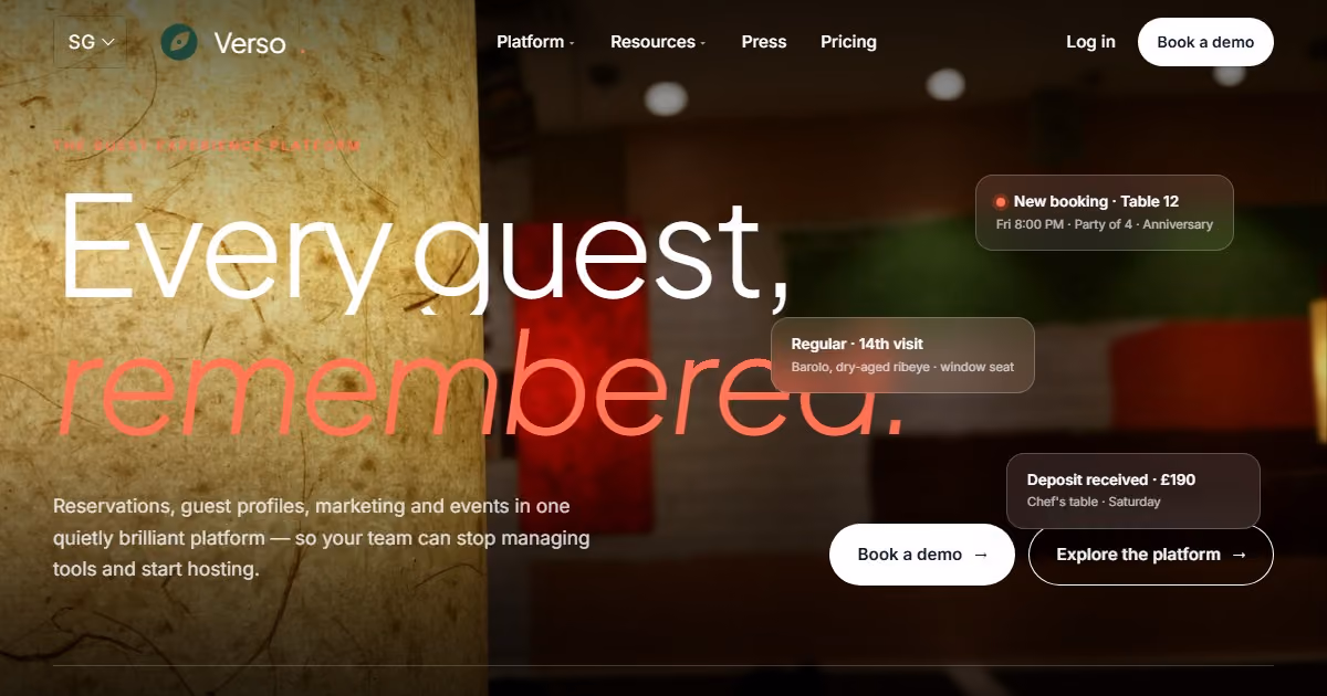 Jemput Singapore: hospitality website design for a guest experience platform