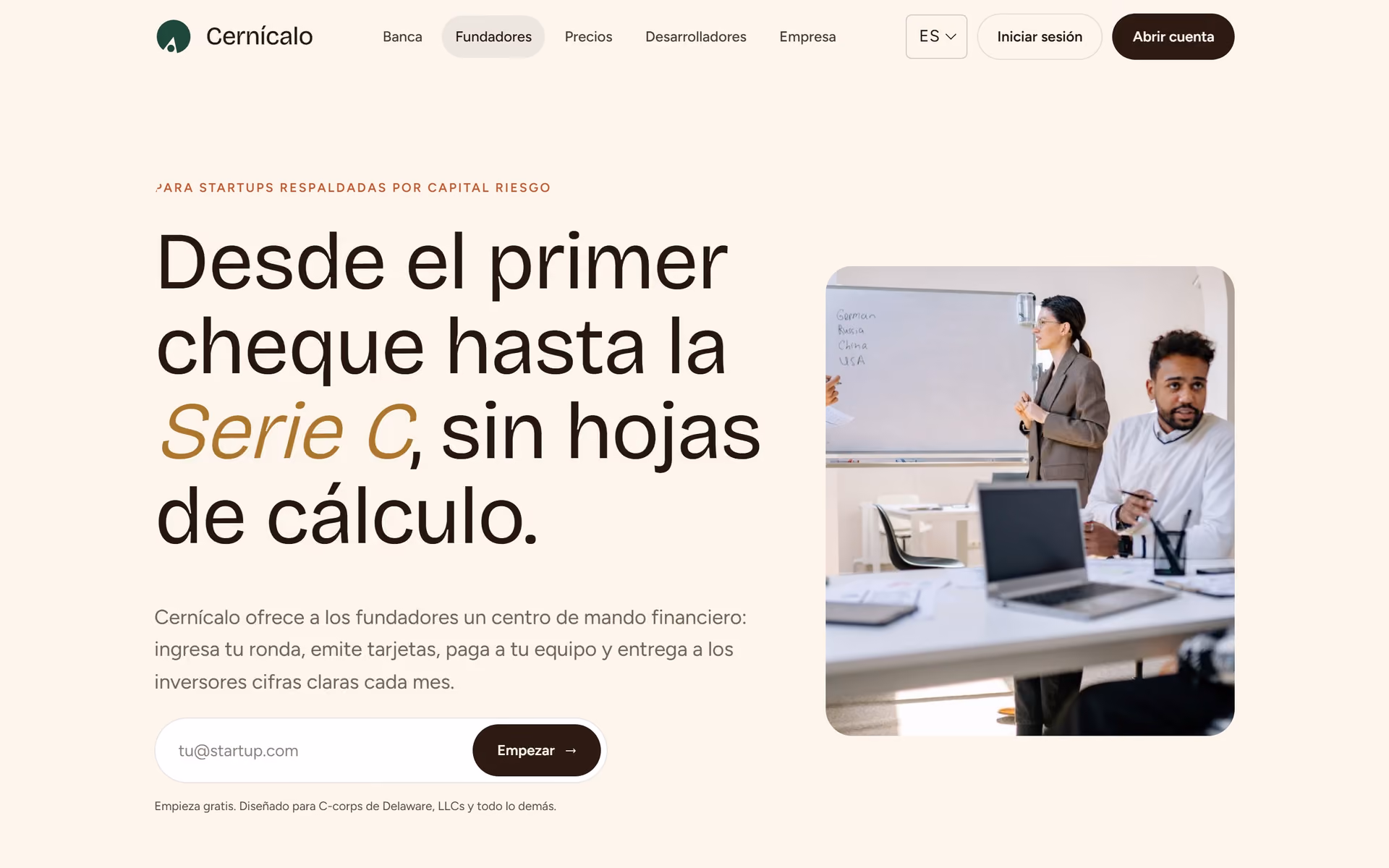 Cernícalo España: Pensado para España