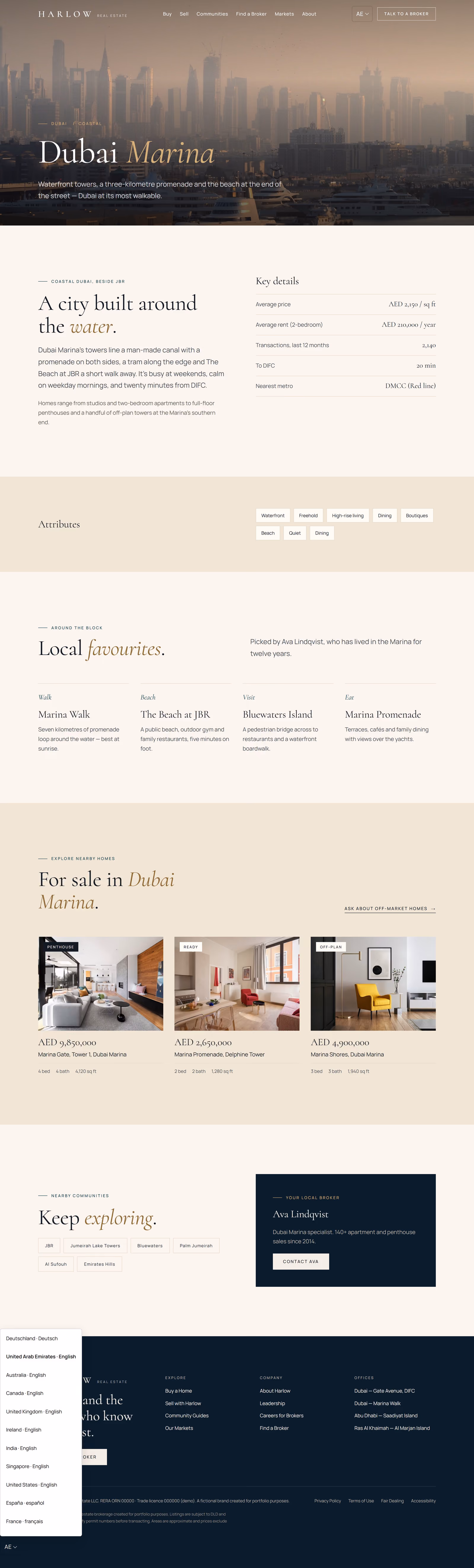Harlow UAE: Homepage and neighbourhood guide