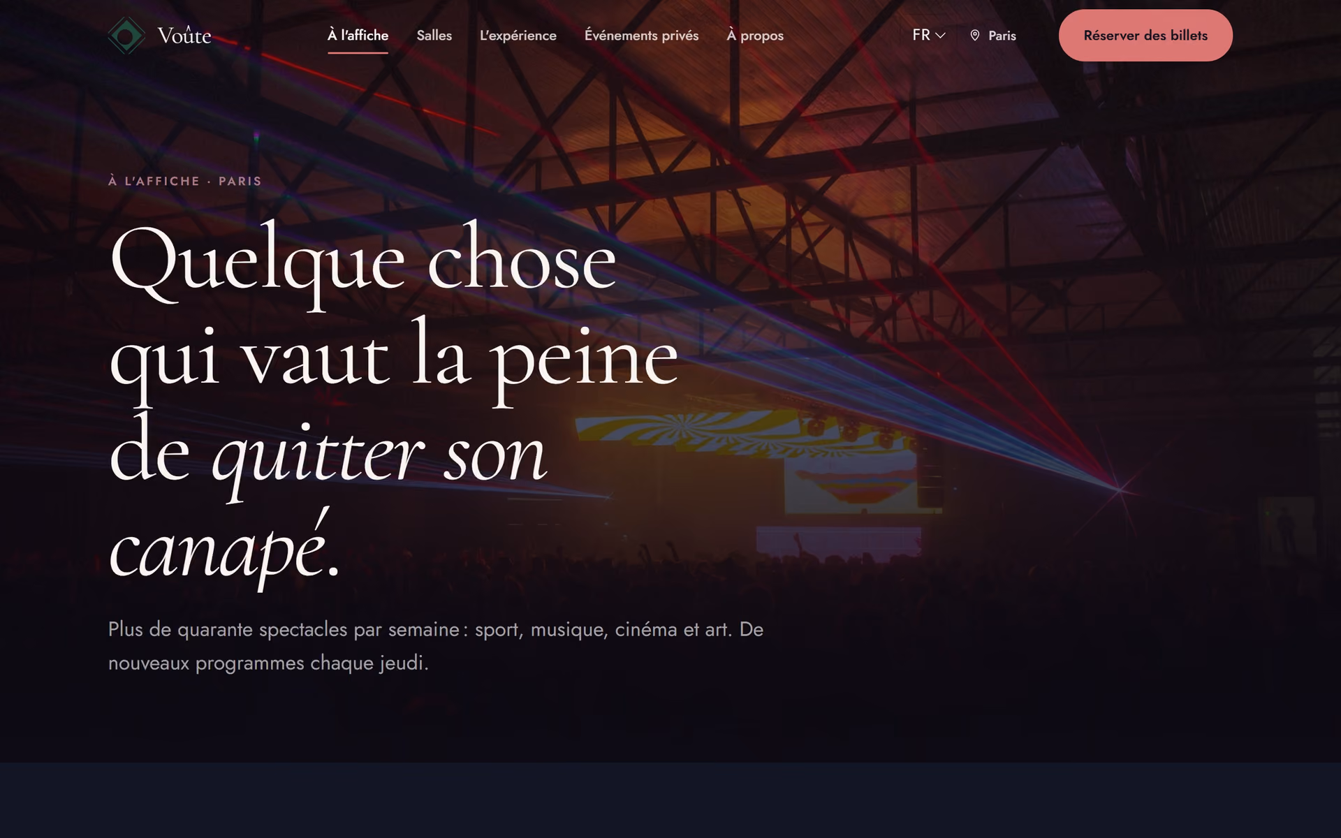 Voûte France: Pensé pour la France