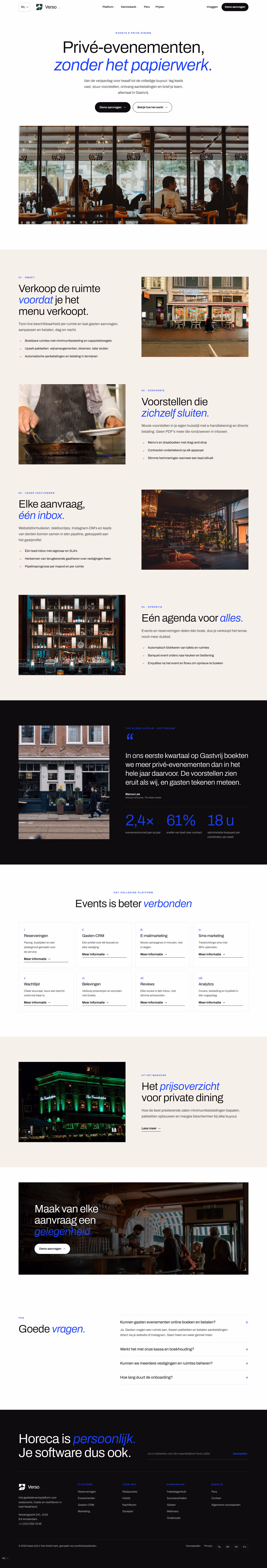 Gastvrij Nederland: Homepage en belangrijkste routes