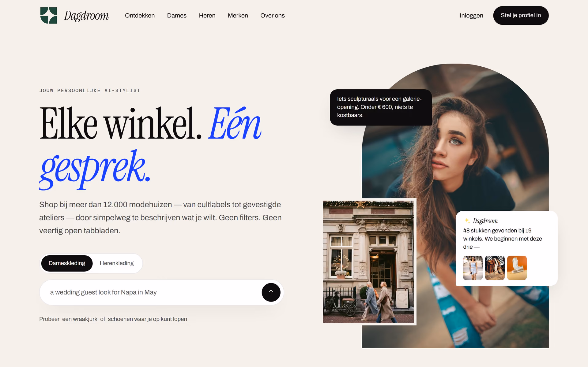 Dagdroom Nederland: Homepage en belangrijkste routes