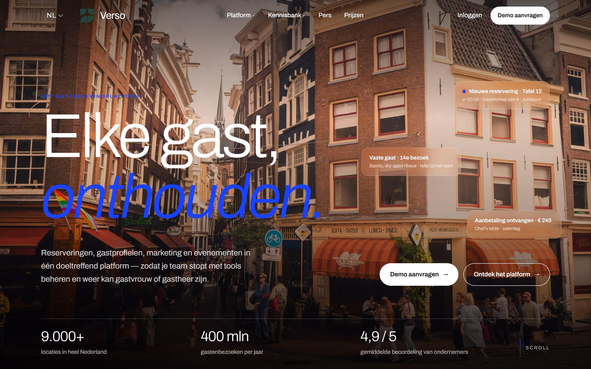 Gastvrij Nederland: Homepage en belangrijkste routes
