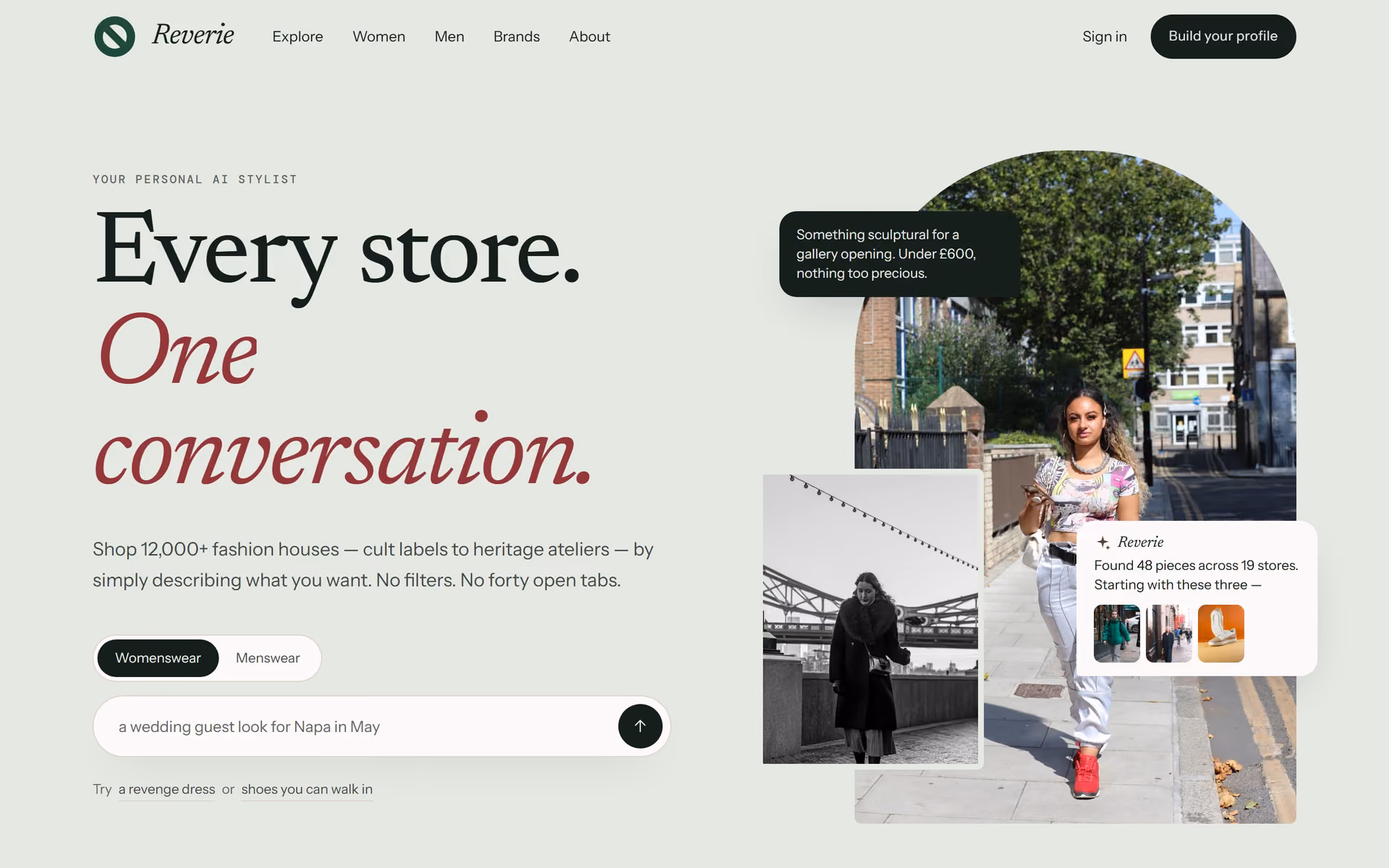 Wistful UK: Homepage and key journeys