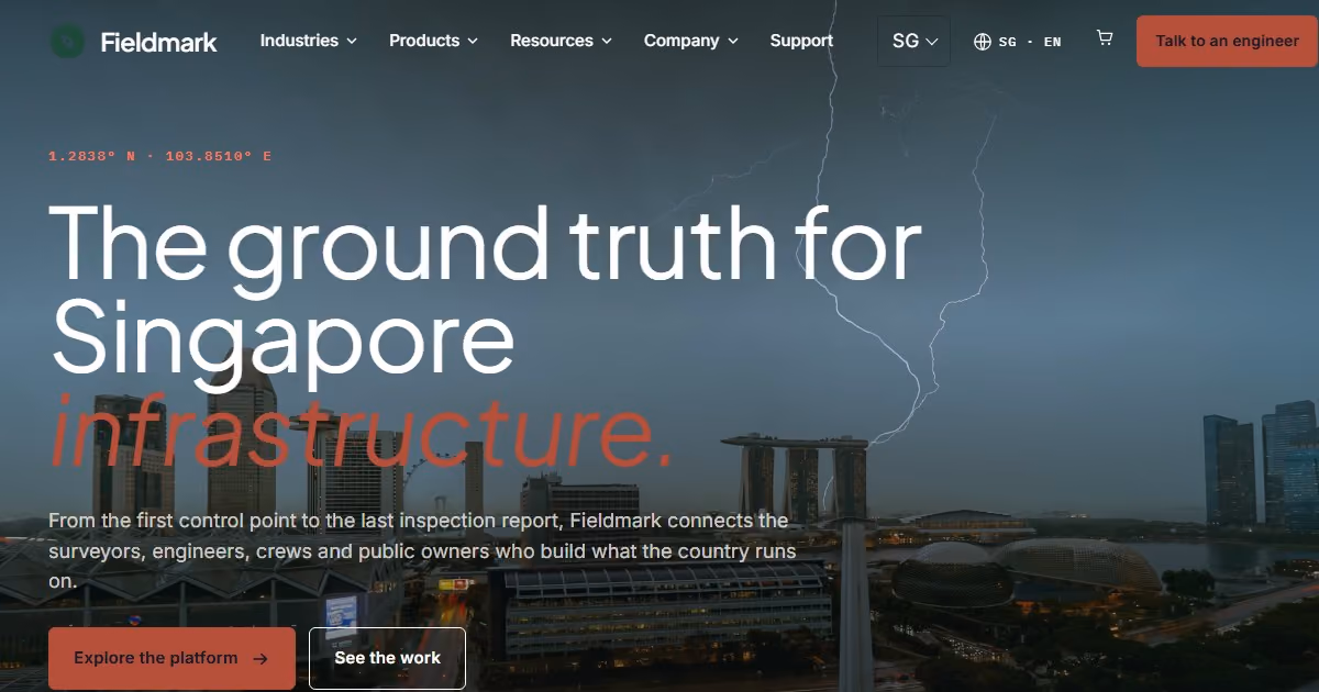 Gridwise Singapore — civic tech website design for an infrastructure software firm