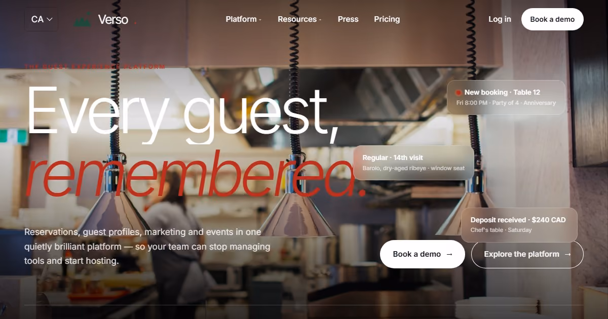 Accueil Canada: hospitality website design for a guest experience platform