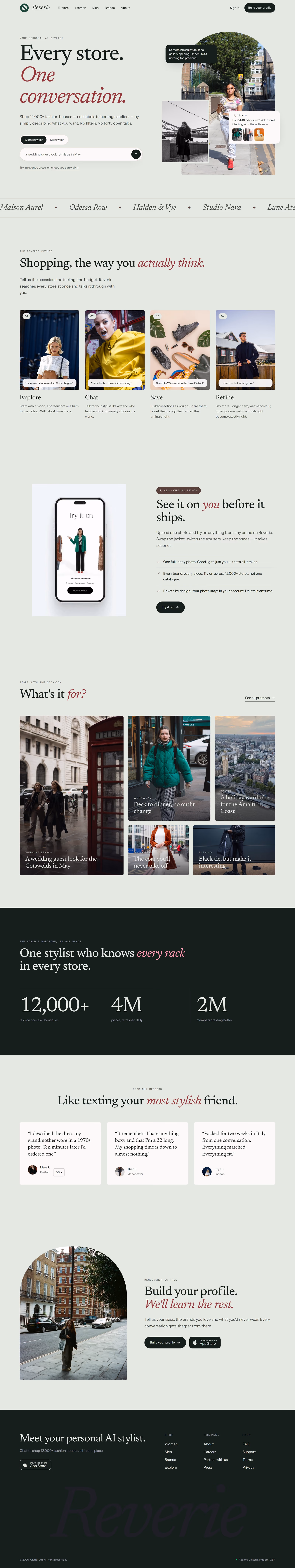 Wistful UK: The brief