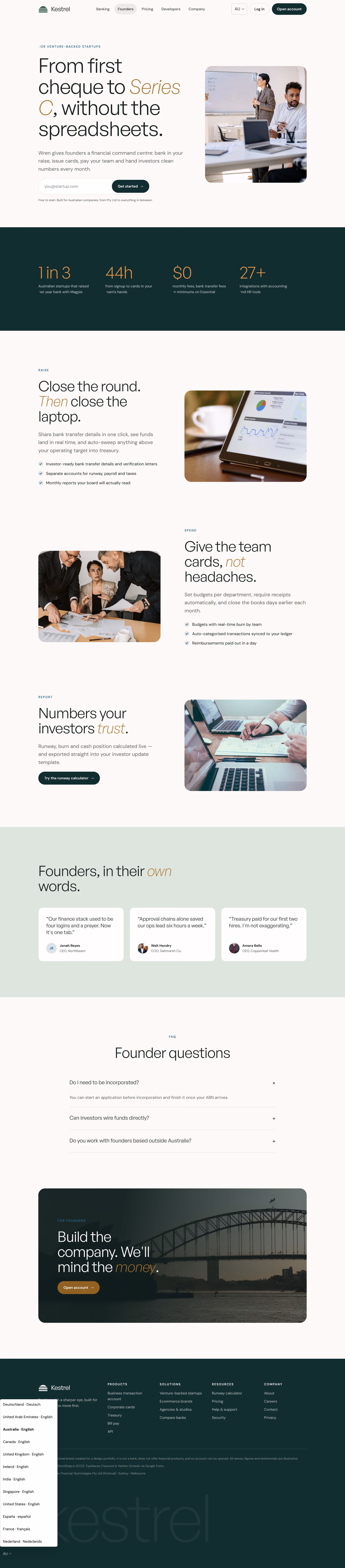 Magpie Australia: Homepage and key journeys