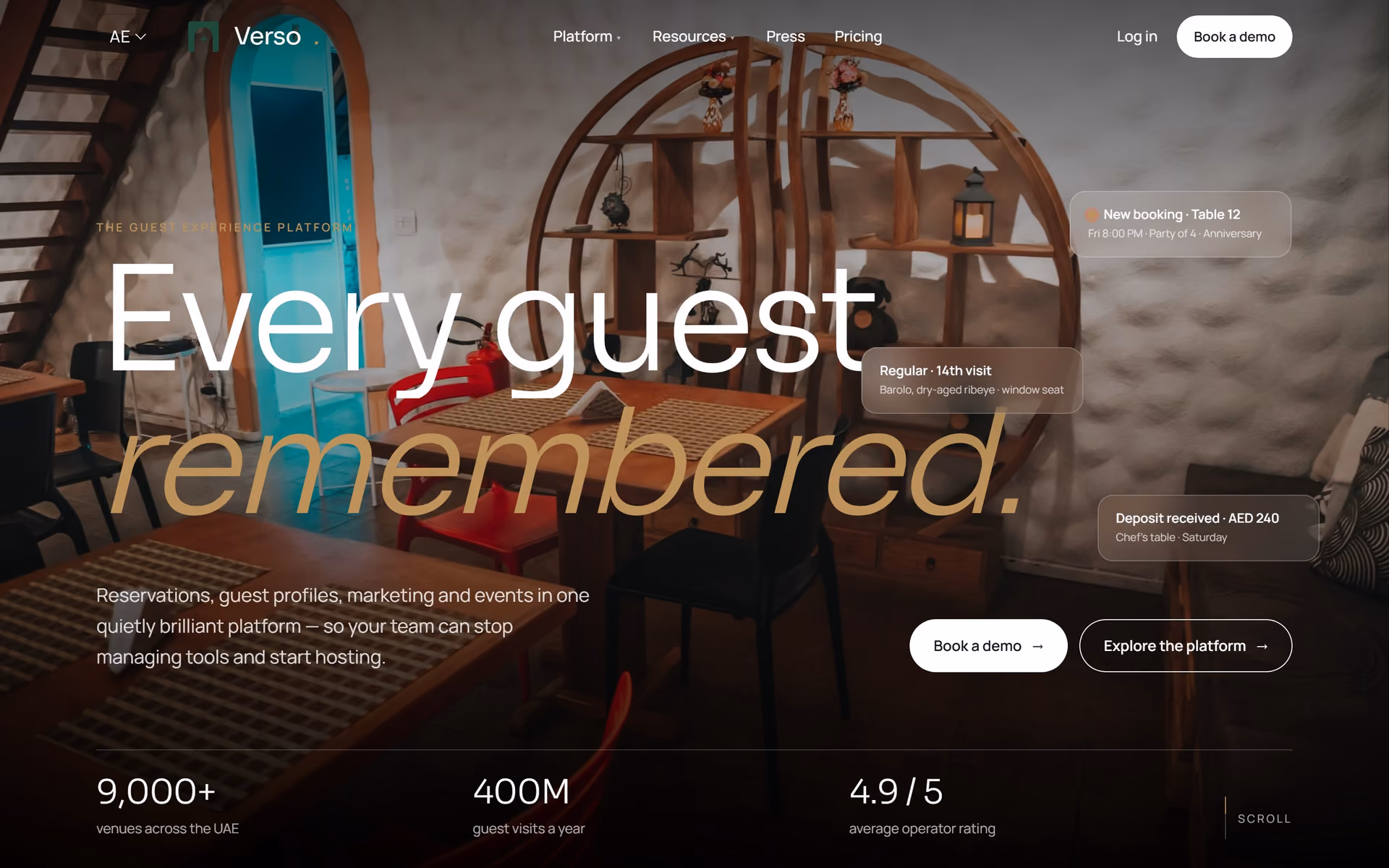Ahlan UAE: Homepage and key journeys
