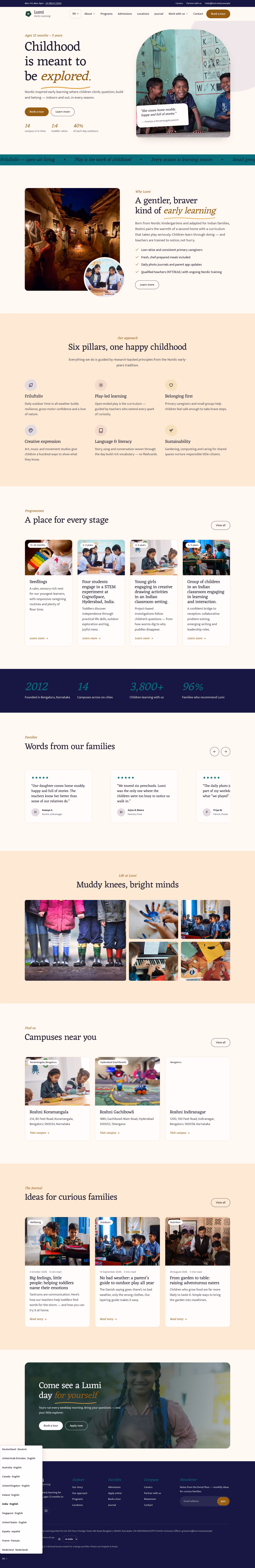 Roshni Early Learning India: The brief