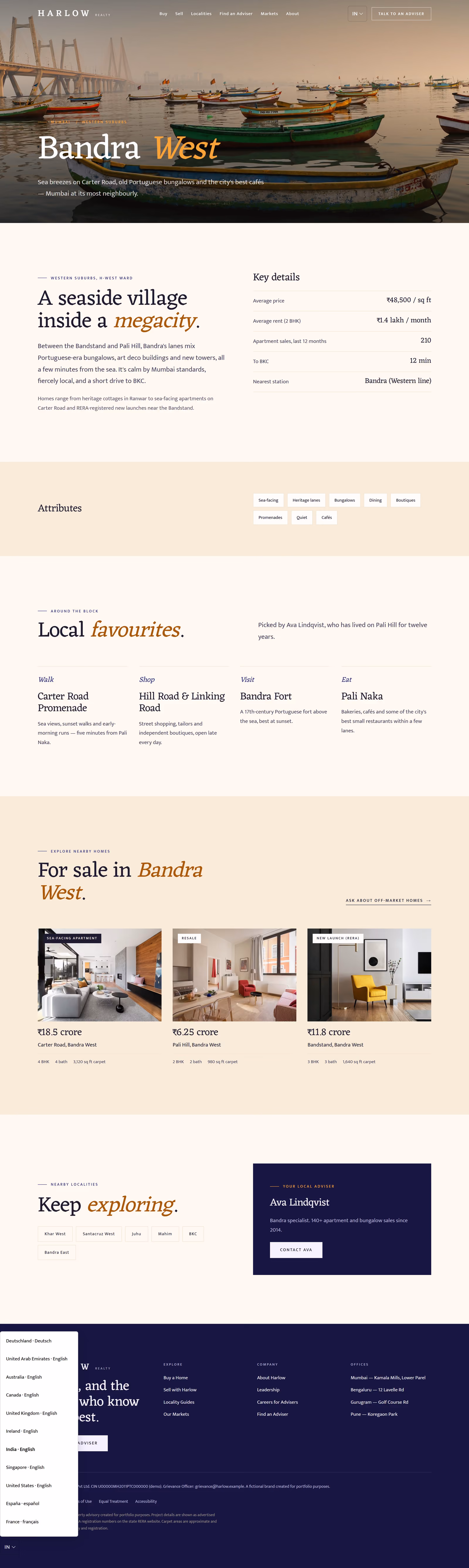 Harlow India: Homepage and neighbourhood guide