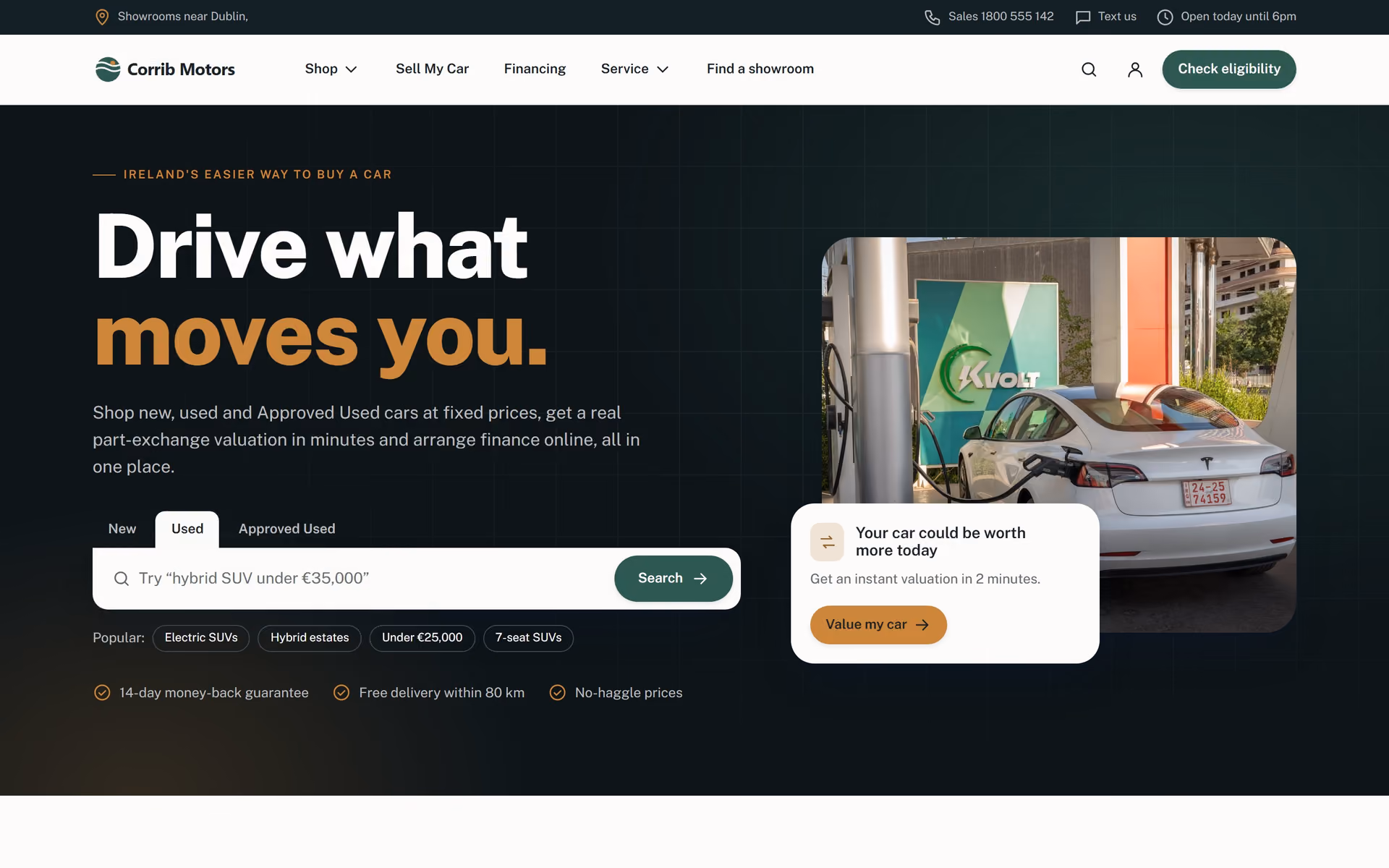 Corrib Motors Ireland: Homepage, inventory and finance