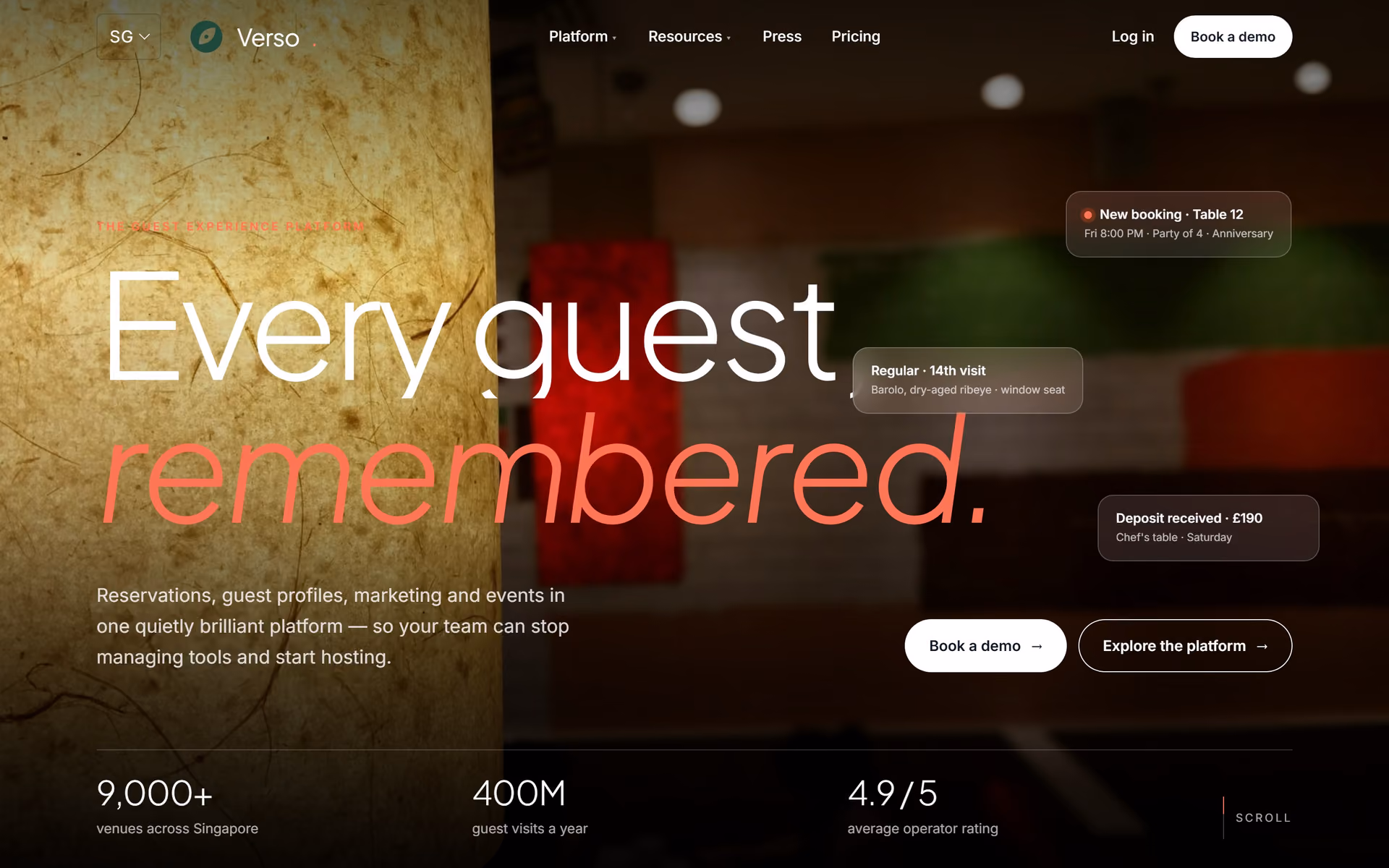 Jemput Singapore: Homepage and key journeys