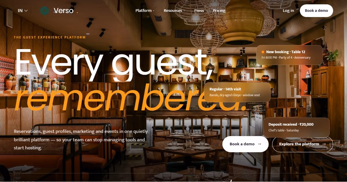Atithi India: hospitality website design for a guest experience platform