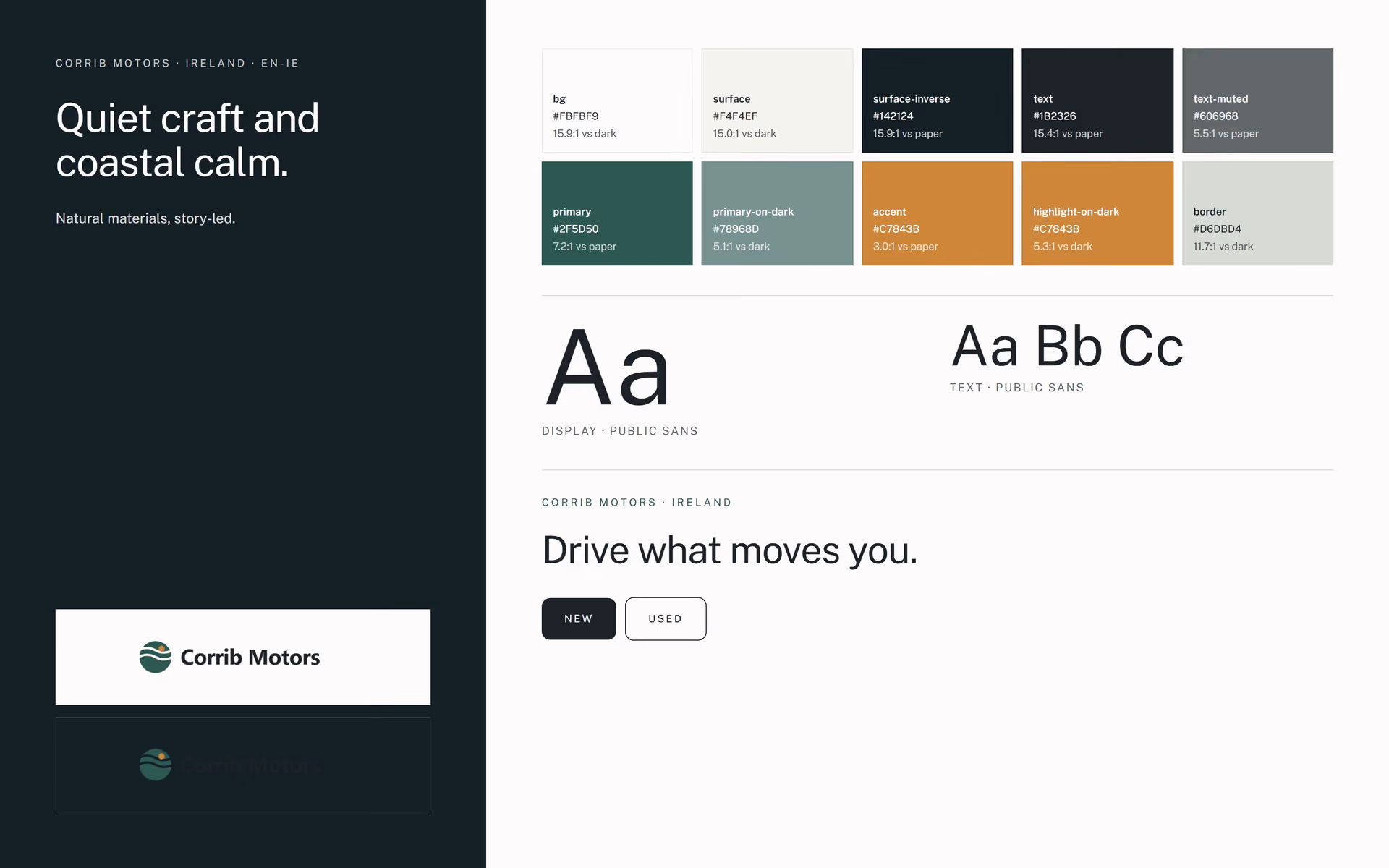 Corrib Motors Ireland: Brand adaptation
