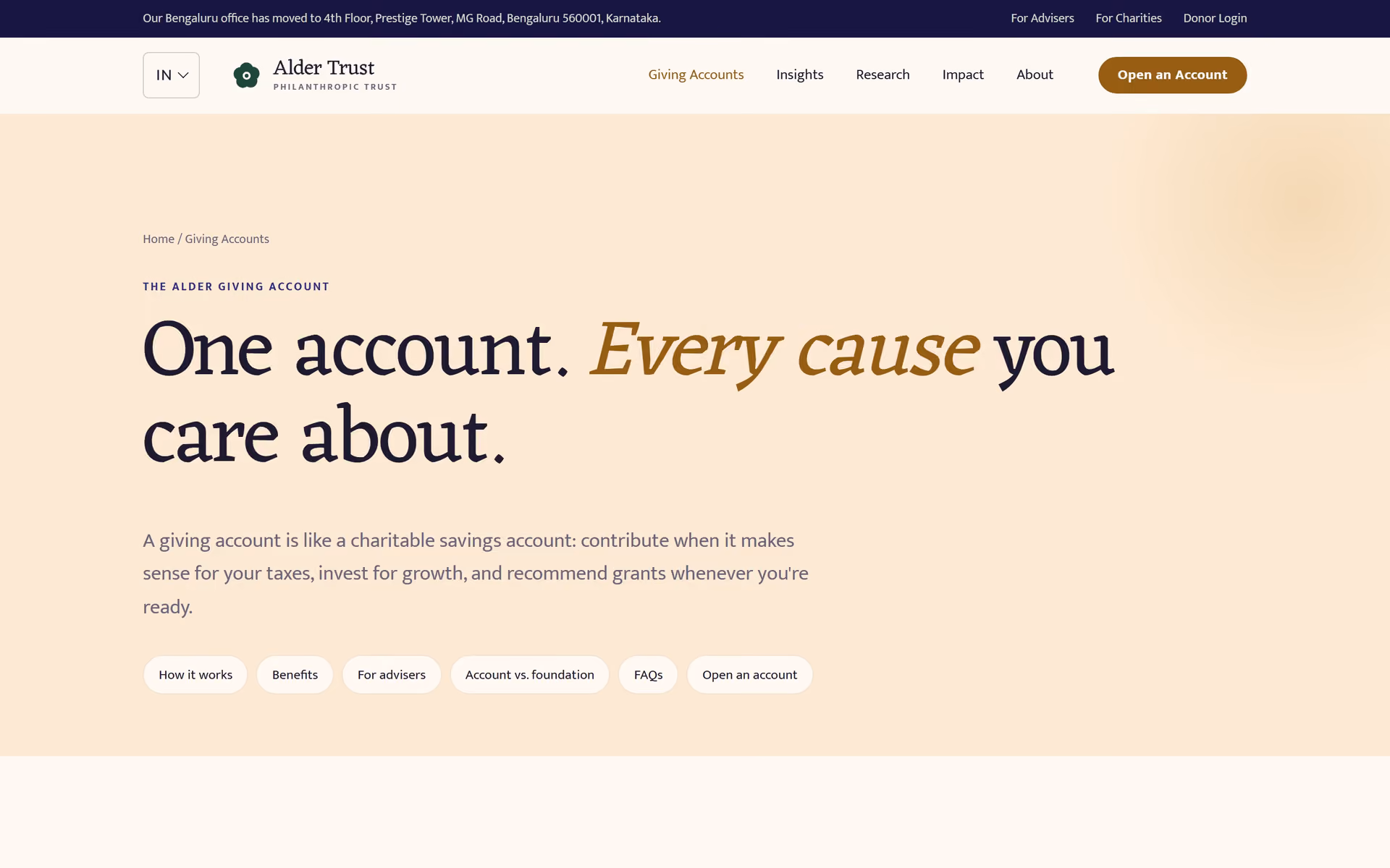 Peepal Trust India: Designing for India