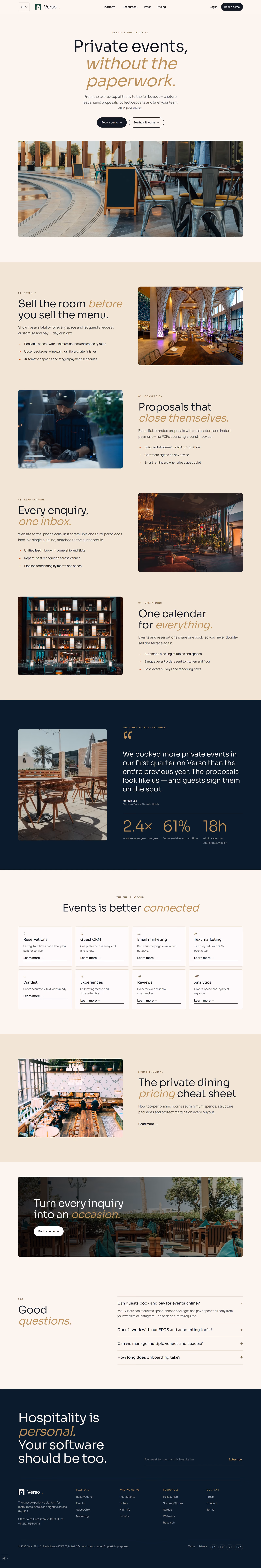 Ahlan UAE: Homepage and key journeys