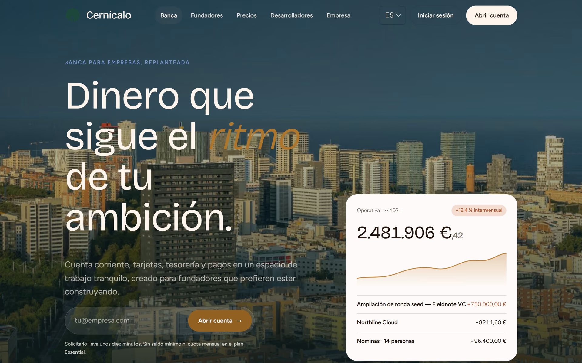 Cernícalo España: Portada y recorridos clave
