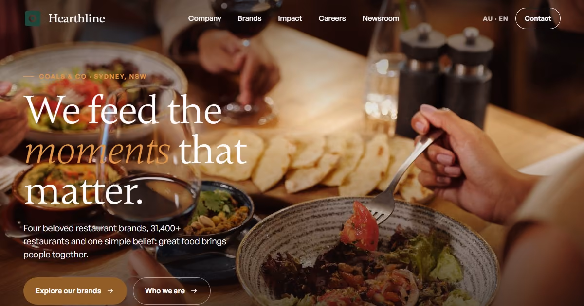 Coals & Co Australia: a multi-brand restaurant website built to scale