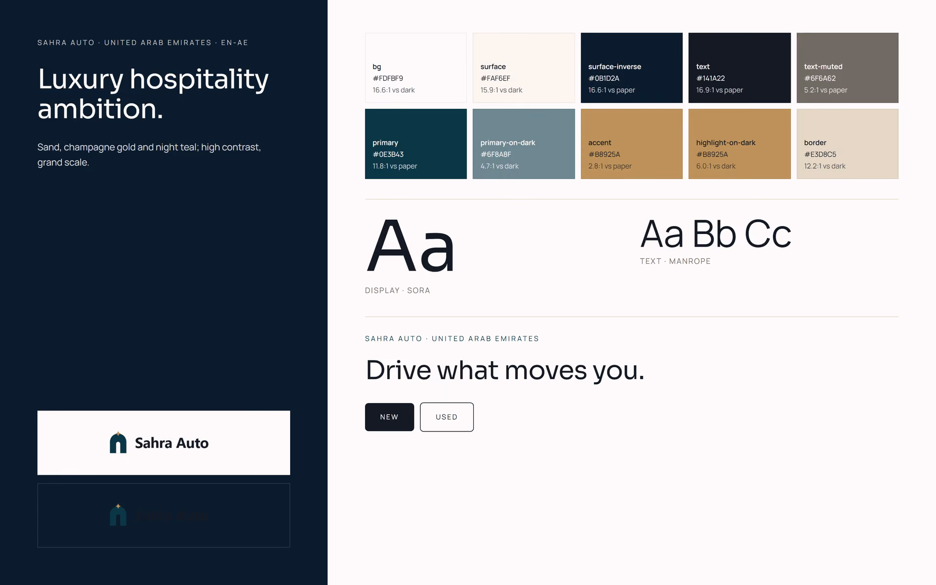 Sahra Auto UAE: Brand adaptation