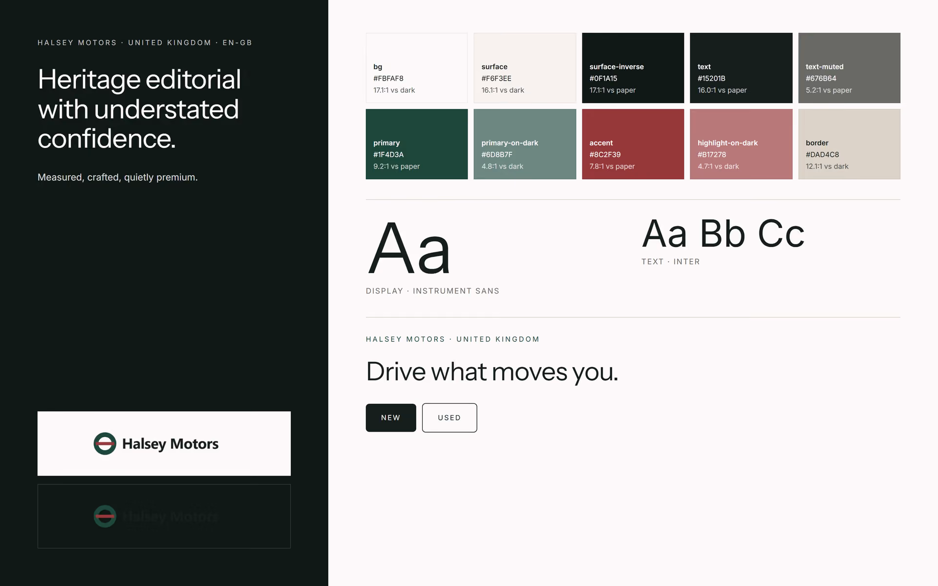 Halsey Motors UK: Brand adaptation