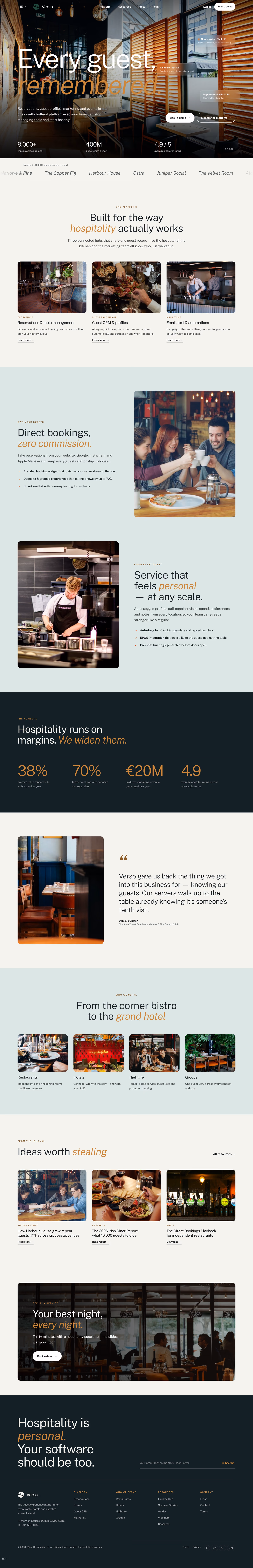Fáilte Ireland: The brief