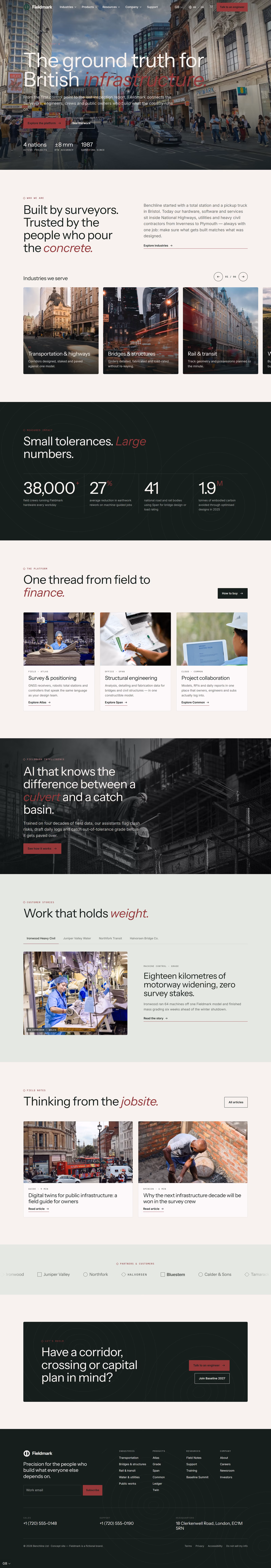 Benchline UK: The brief