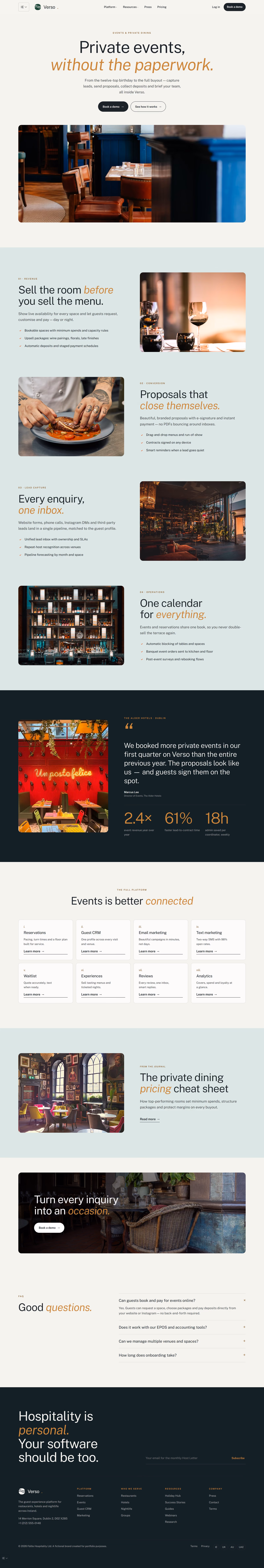 Fáilte Ireland: Homepage and key journeys