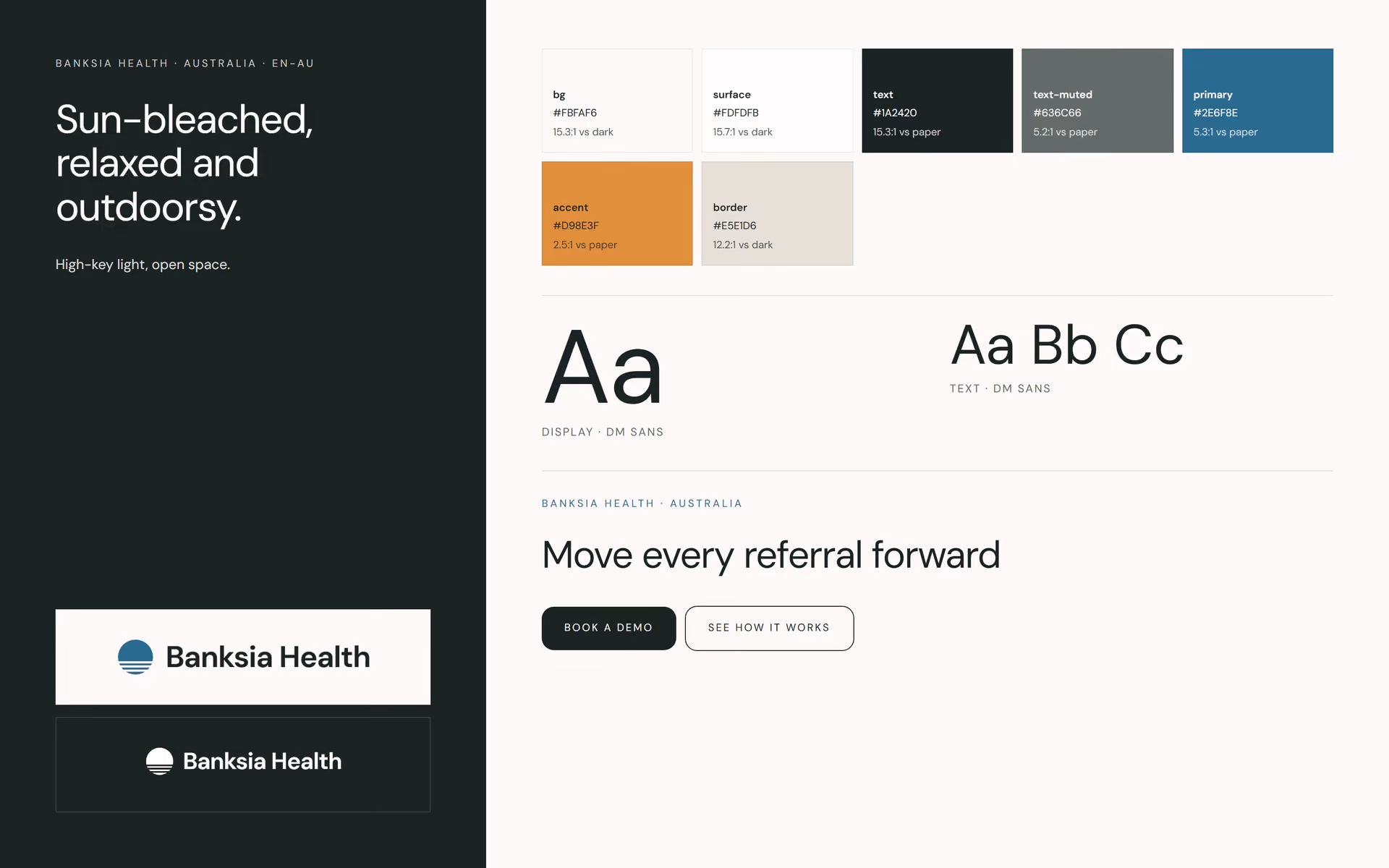 Banksia Health Australia: Brand adaptation