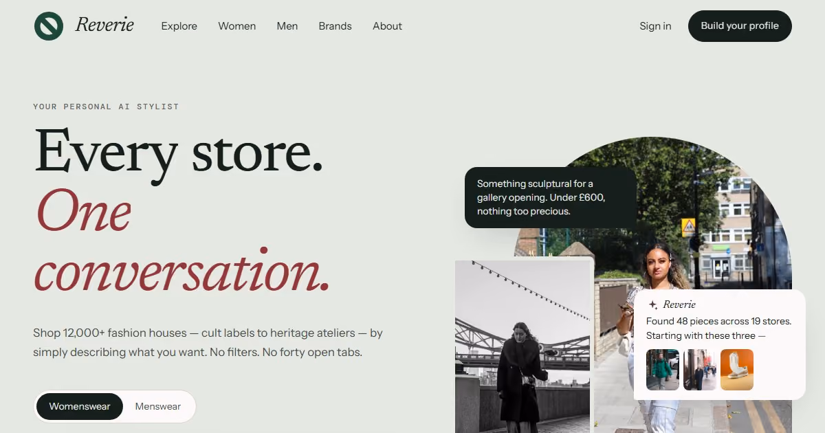 Wistful UK: AI Fashion E-Commerce Website Design for a British Market
