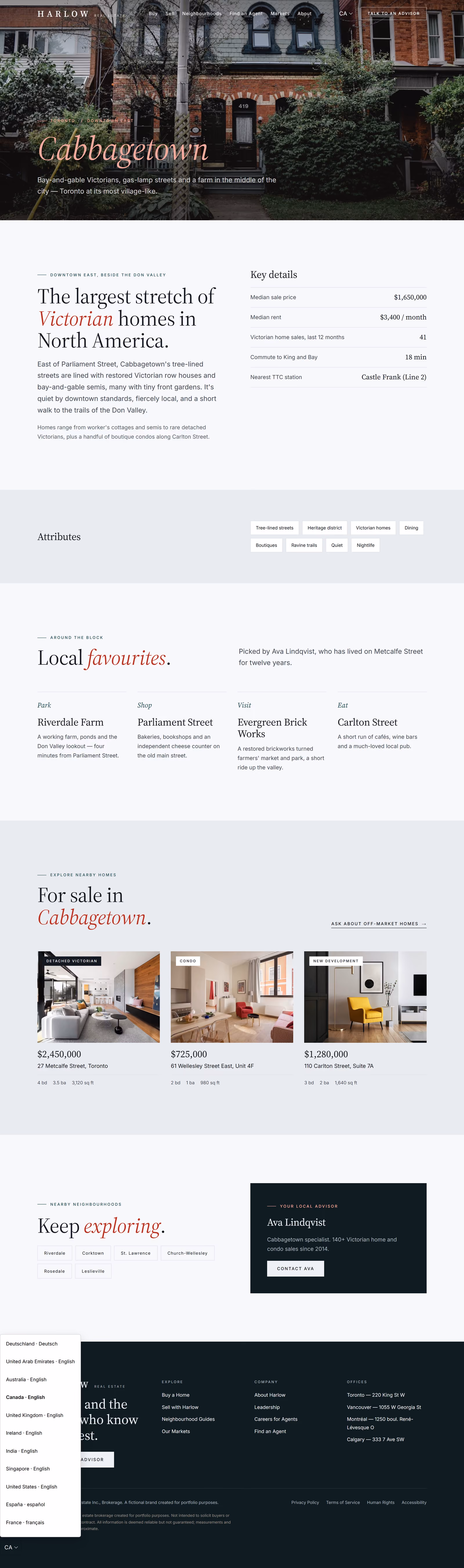 Harlow Canada: Homepage and neighbourhood guide