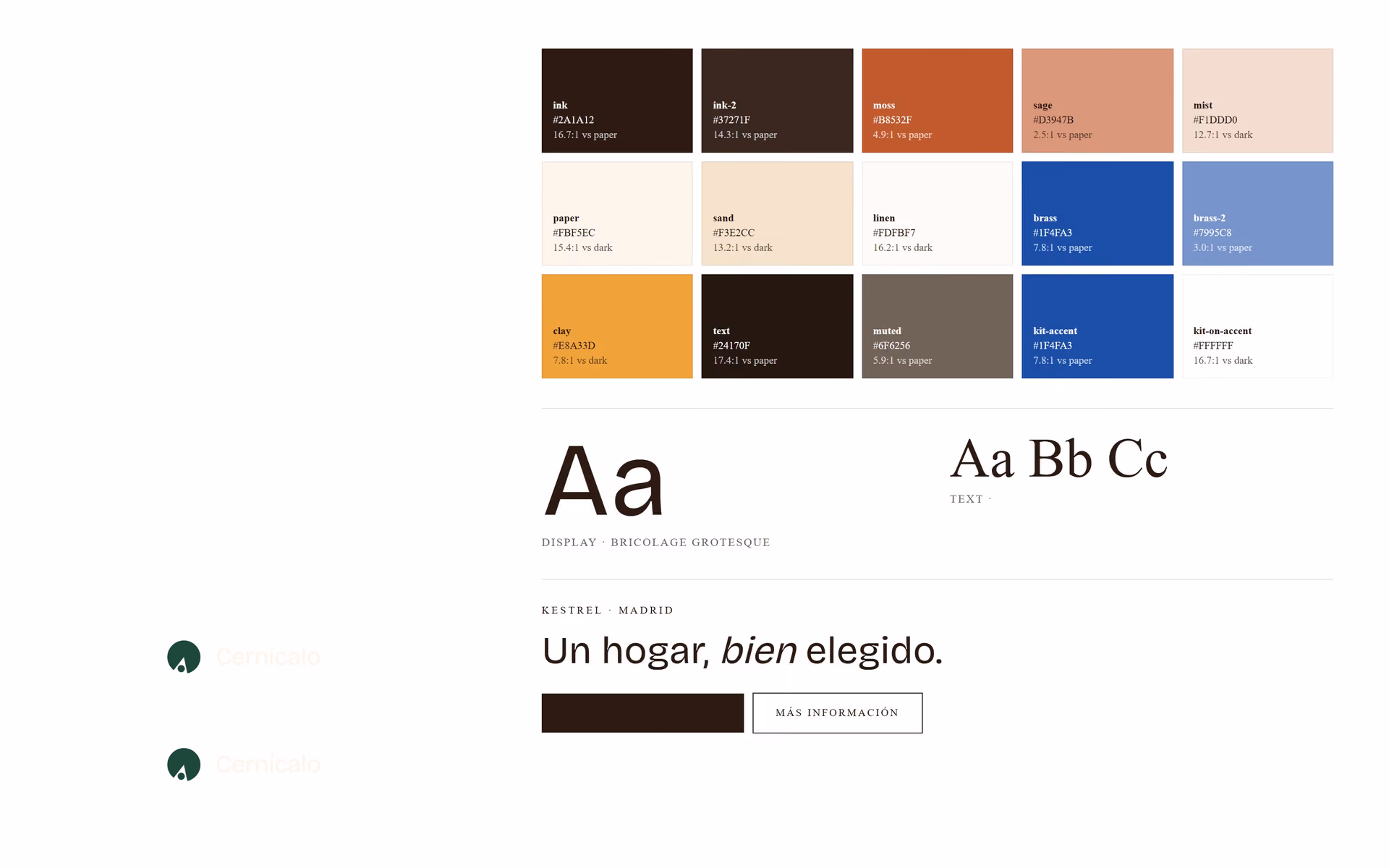 Cernícalo España: Adaptación de marca