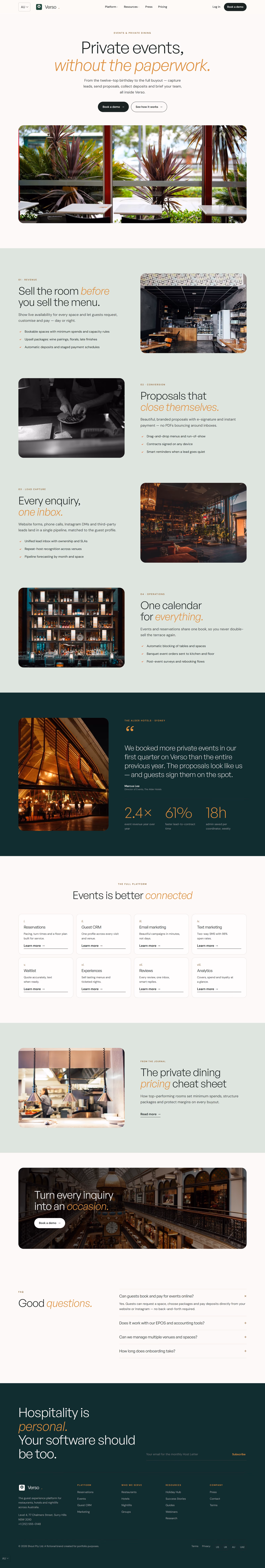Shout Australia: Homepage and key journeys