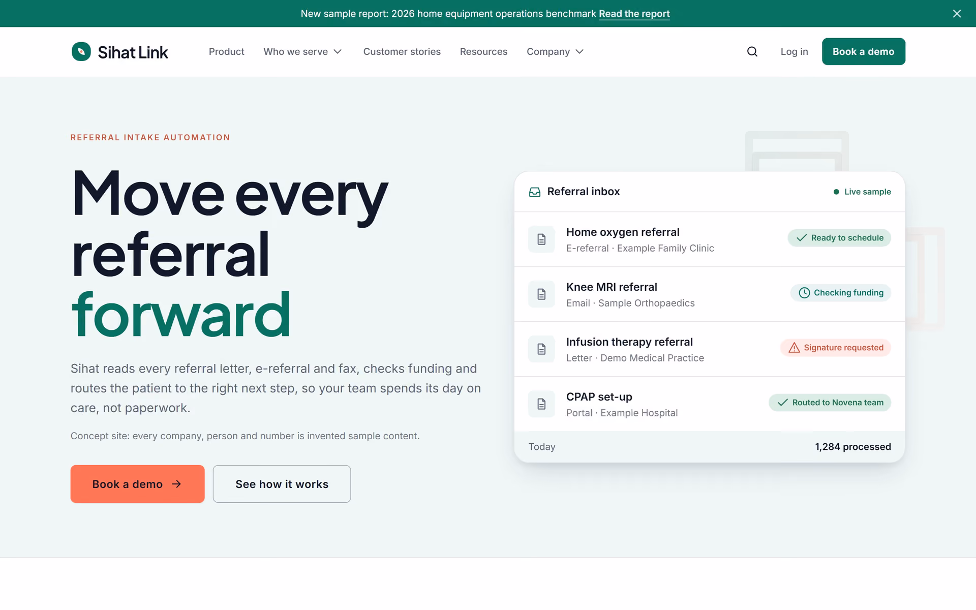 Sihat Link Singapore: Homepage, product and solutions