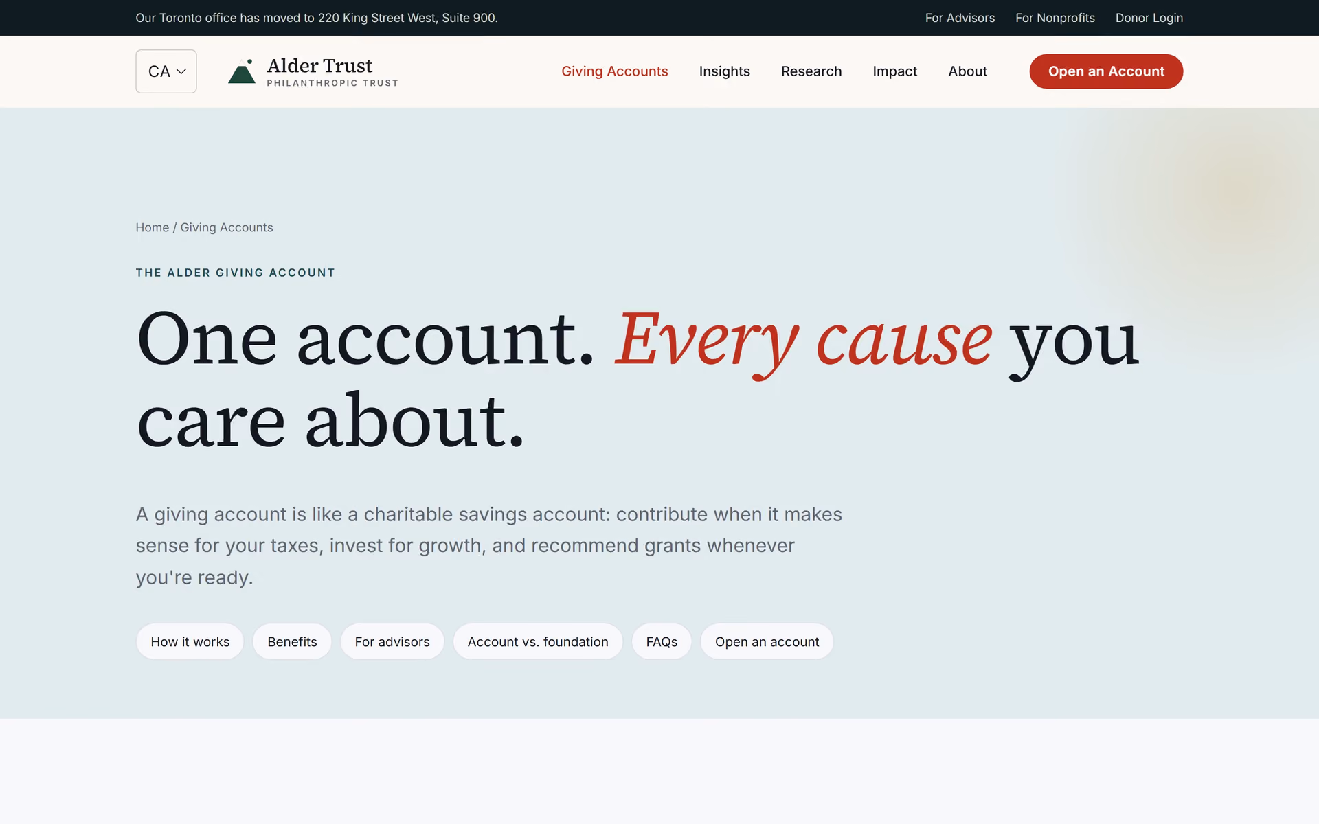 Birchwood Trust Canada: Designing for Canada