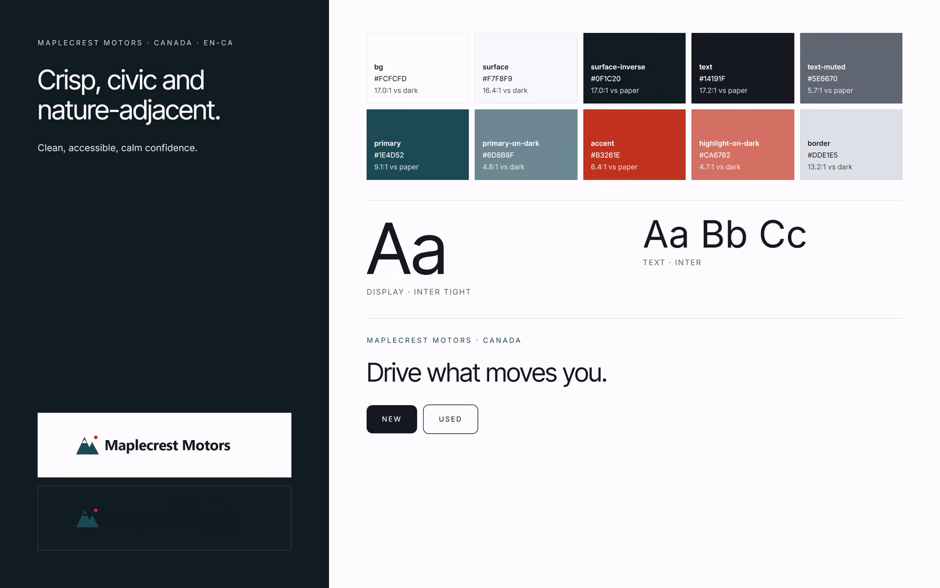 Maplecrest Motors Canada: Brand adaptation