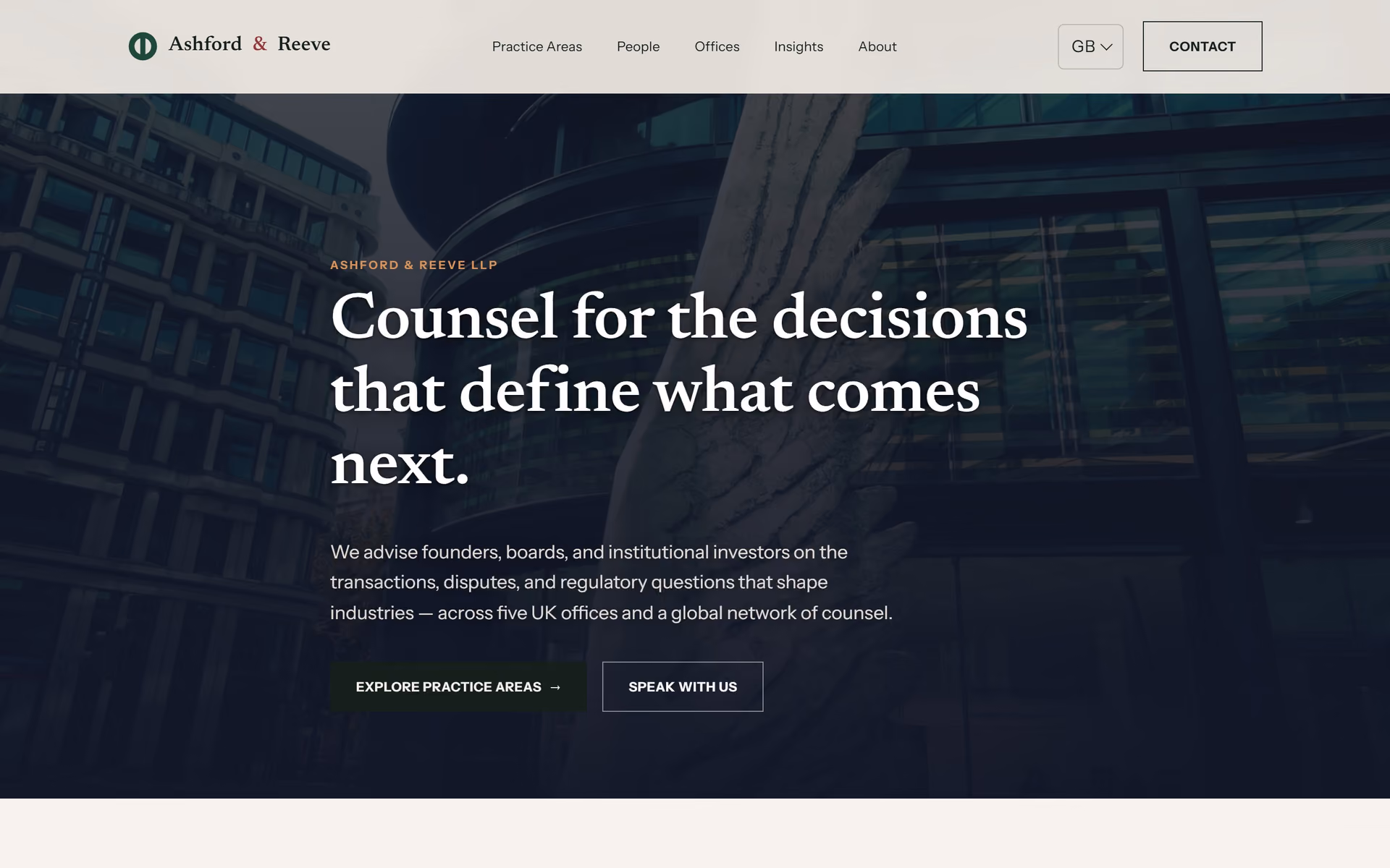 Pemberton & Hale UK: Homepage and key journeys