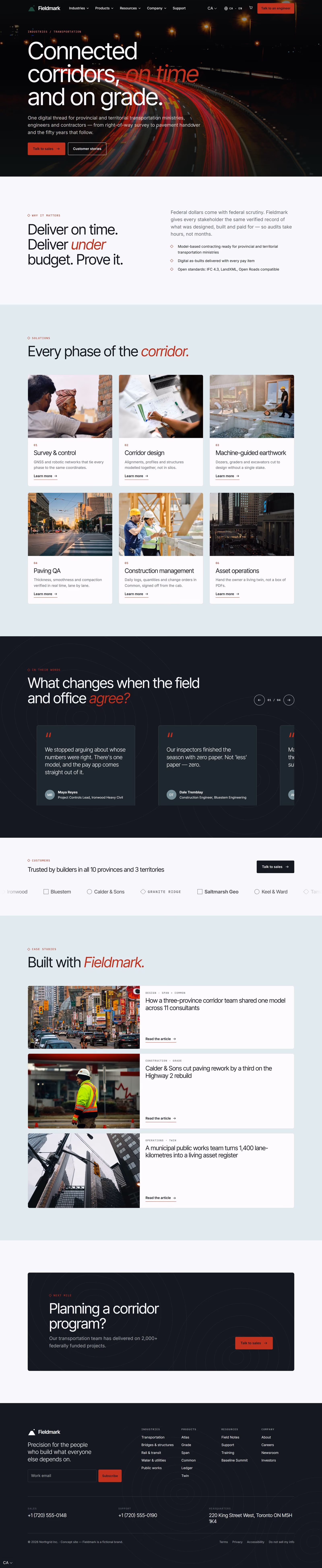 Northgrid Canada: Homepage and key journeys