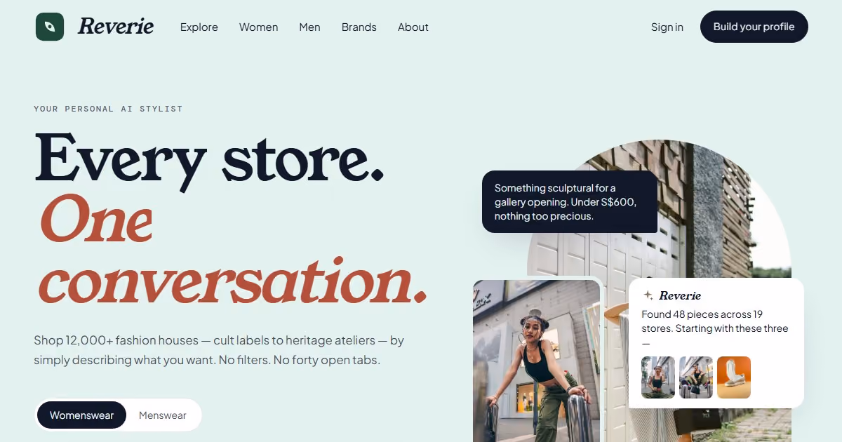 Mimpi Singapore: AI Fashion E-Commerce Website Design